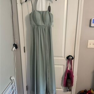 Birdy Grey Light Sage Green brides maid dress